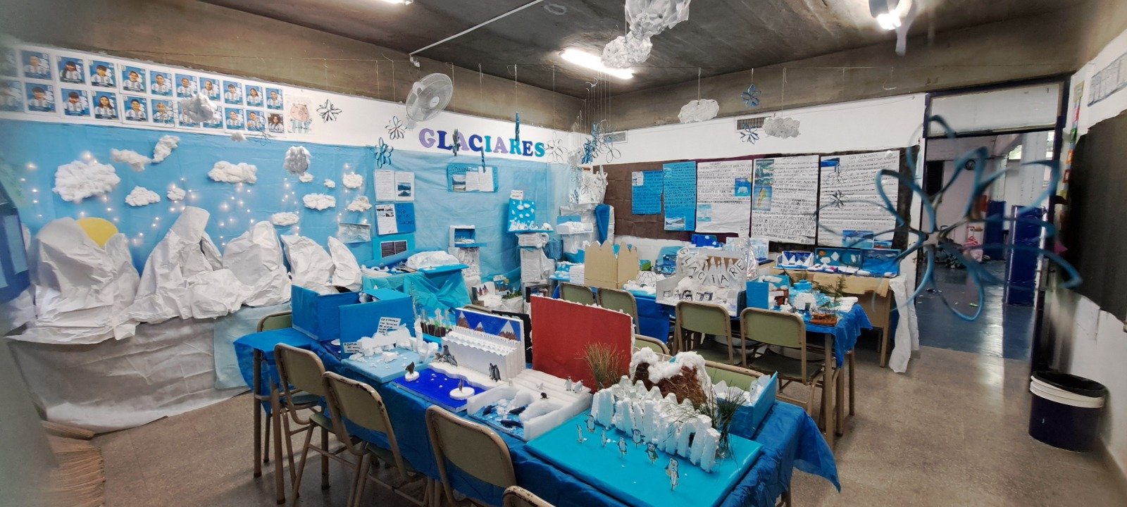Proyecto de aula sobre glaciares realizado por estudiantes